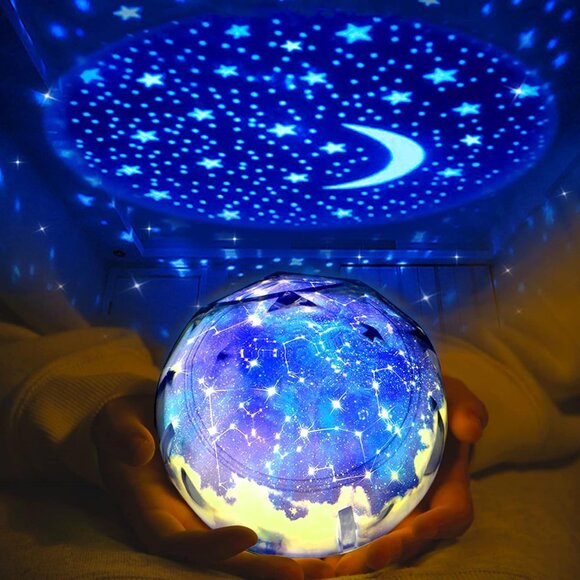 Star Night Light for Kids, Universe Night Light Projection Lamp, Romantic Star S - Picture 1 of 7